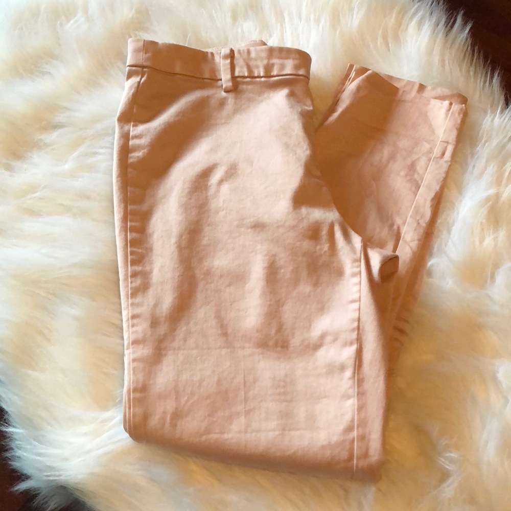 Blush high waist ankle pants